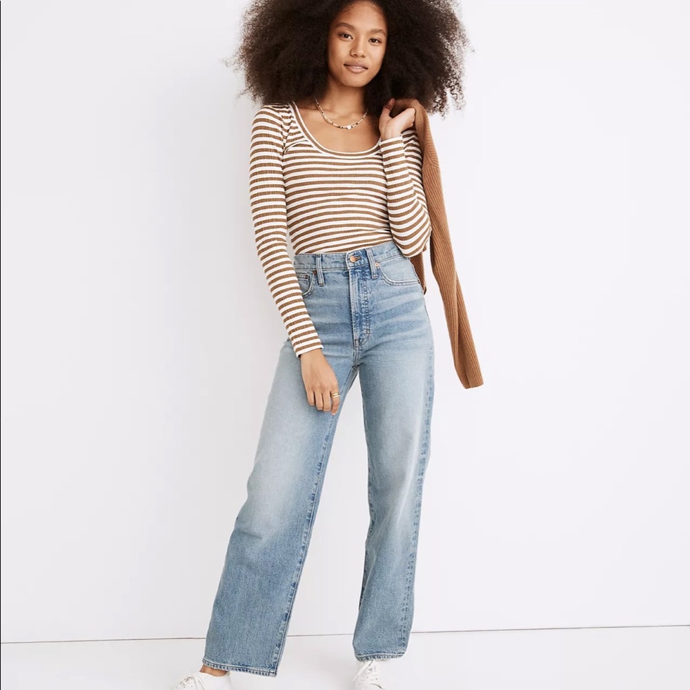 Wide leg jeans